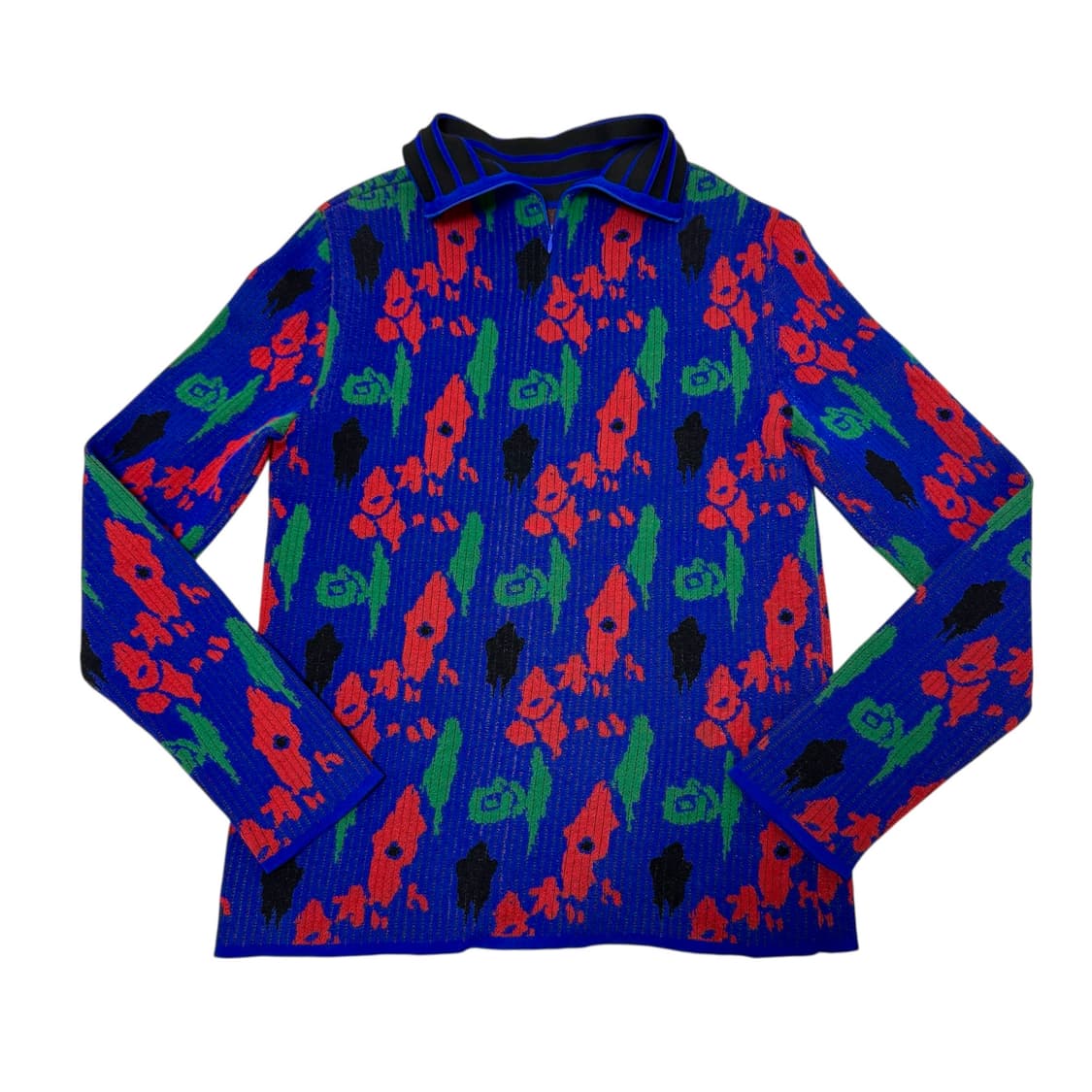 J.W. ANDERSON 패턴 카라 & 반집업 블라우스 상품이미지1