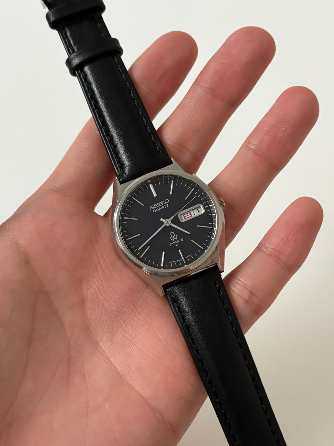 1970s TYPE2 Navy Dial Silver Quartz 상품이미지1