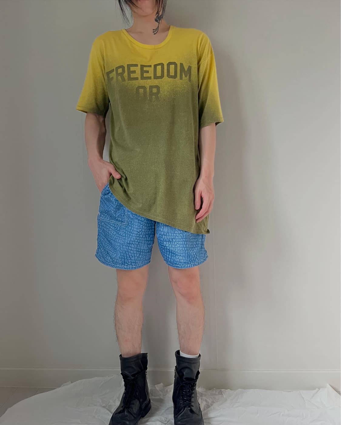 Mihara Yasuhiro Asymmetry Gradation Top 상품이미지10