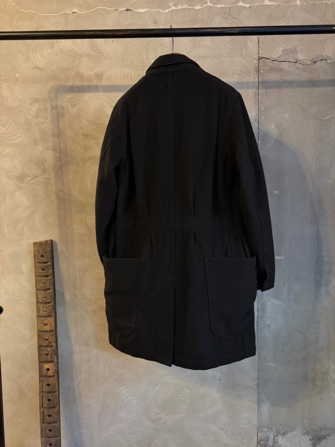 사사프라스 헤비멜톤울 코트 100 상품이미지10