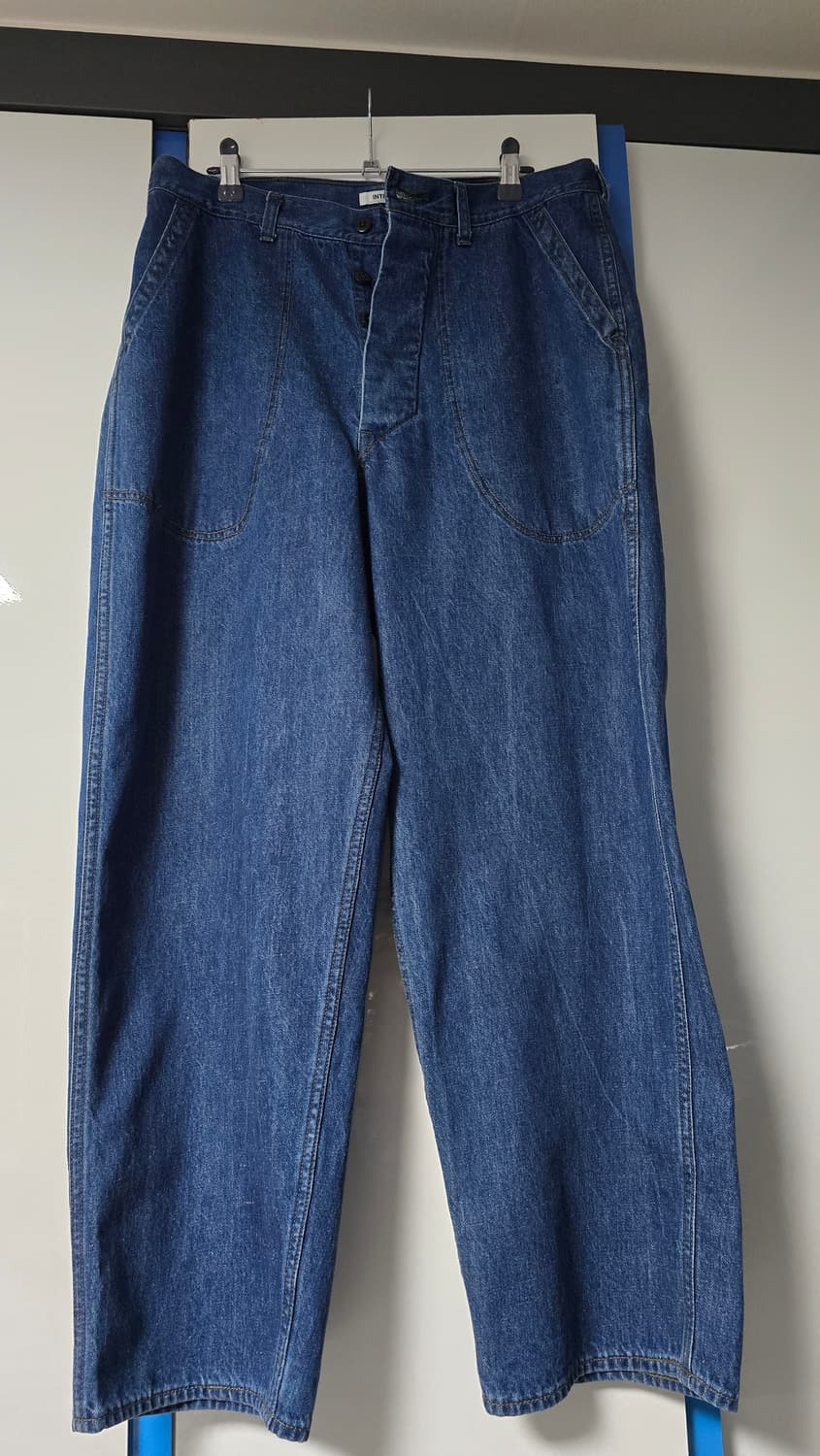 [4] INTERIM 인테림 빈티지 워시드 넵 데님 트라우저 상품이미지8