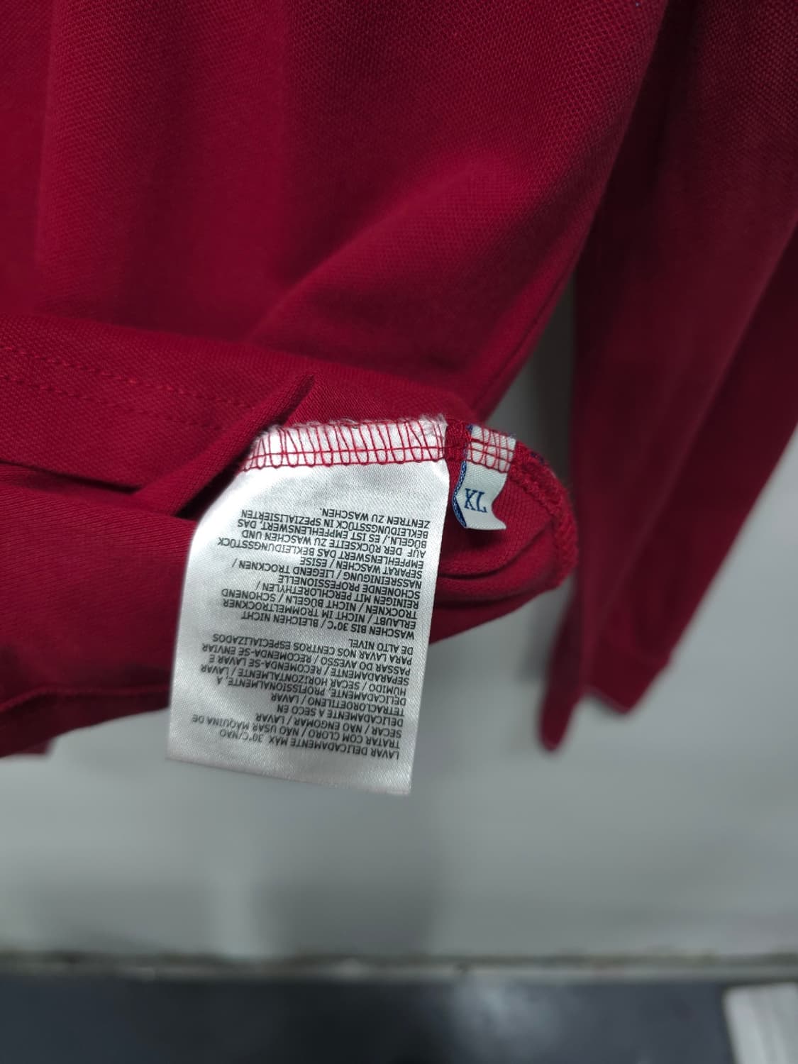 몽클레어 남성 삼선포인트 긴팔 PK카라티 상품이미지8