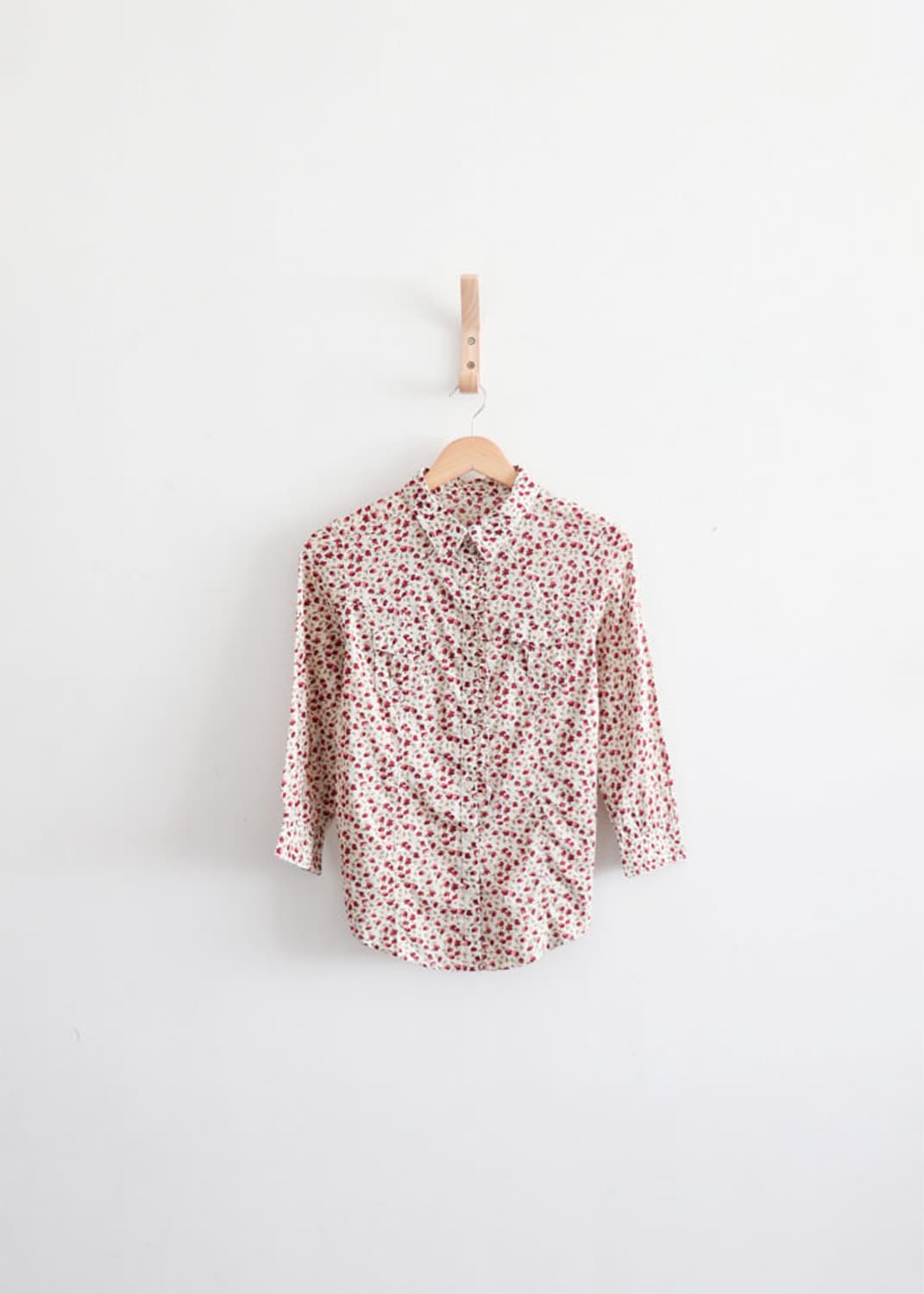Vtg flower western shirt 상품이미지1
