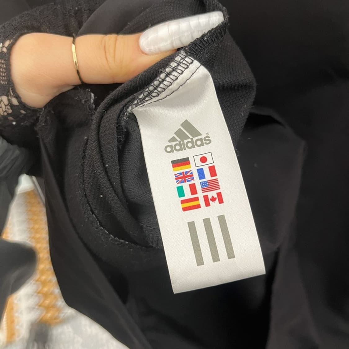 아디다스 올드스쿨 레트로 00s 오렌지 바람막이 자켓 110 C10894 상품이미지6