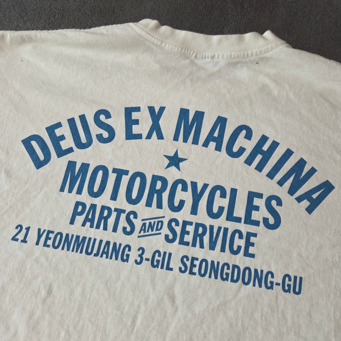 데우스엑스마키나 성수 어드레스 반팔 티셔츠 XL 상품이미지2
