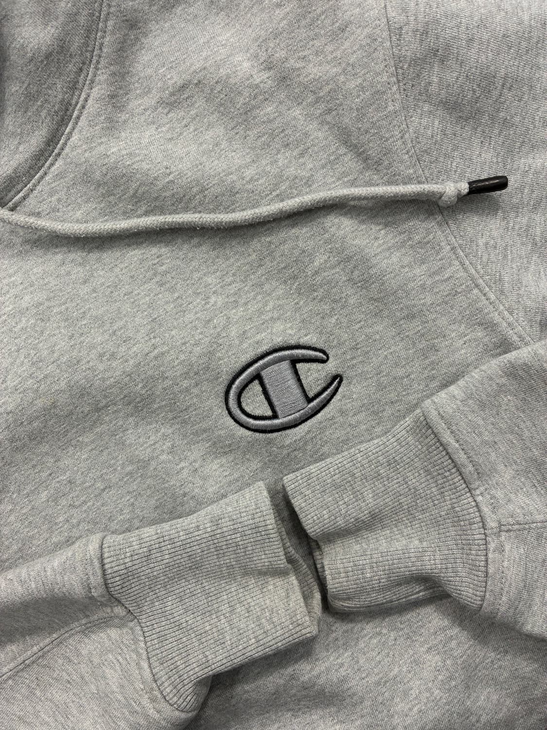 챔피온 그레이 슈퍼플리스 빅로고 후드티 M 상품이미지6