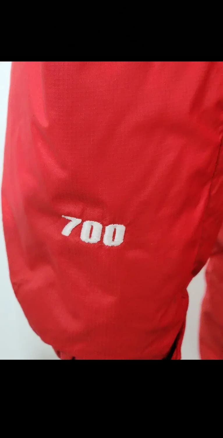 (90) 노스페이스 거위털 롱패딩 점퍼 검빨 700 구스다운 패딩코트  상품이미지5