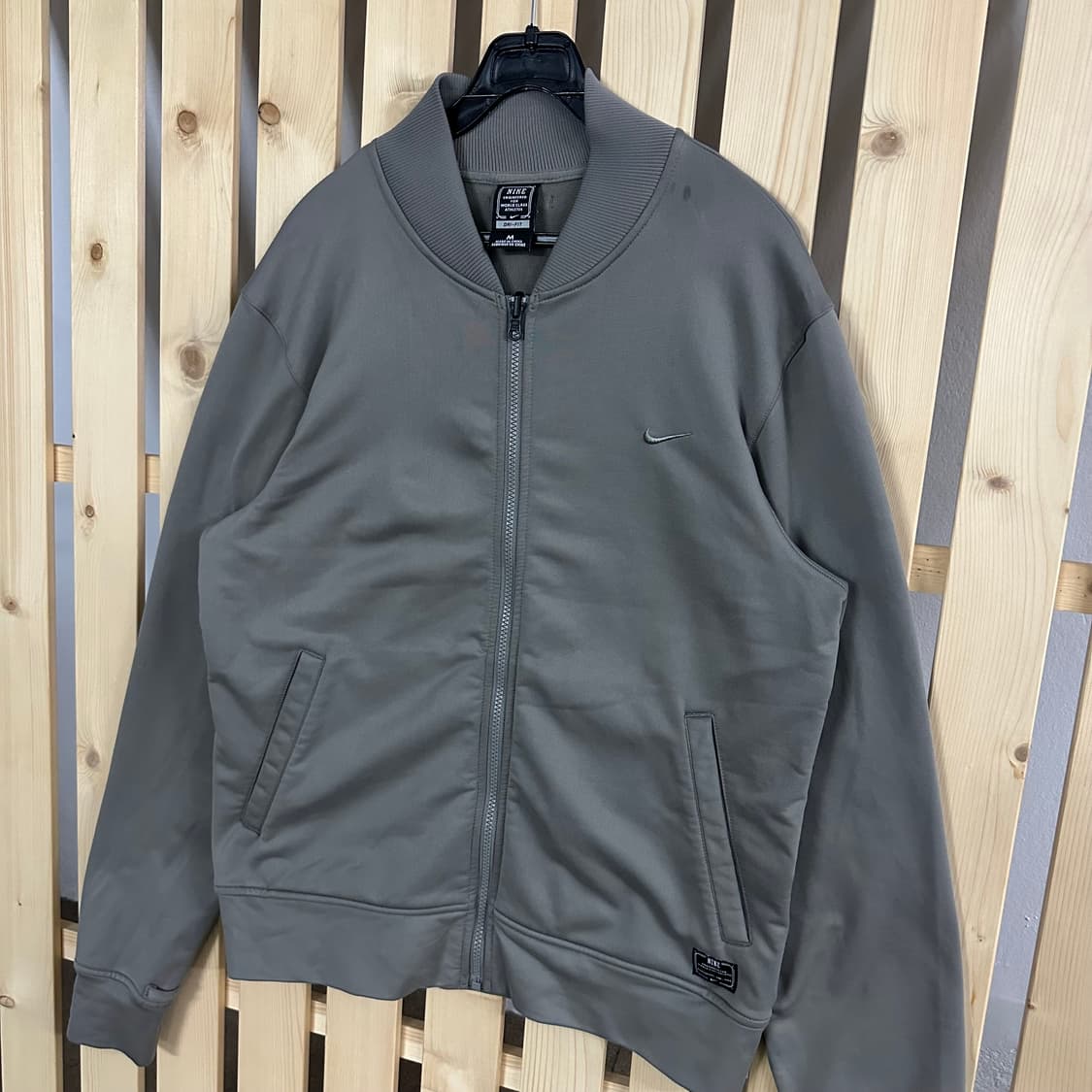 (M) 나이키 그레이 져지 트랙탑 상품이미지2