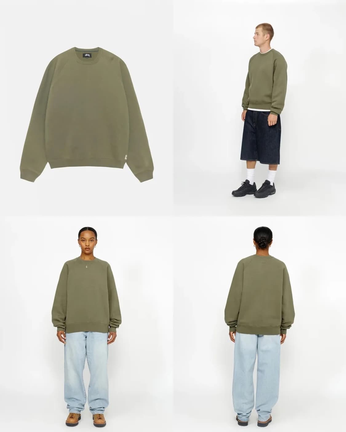 스투시 릴렉스 크루넥 (Natural) M사이즈 상품이미지6