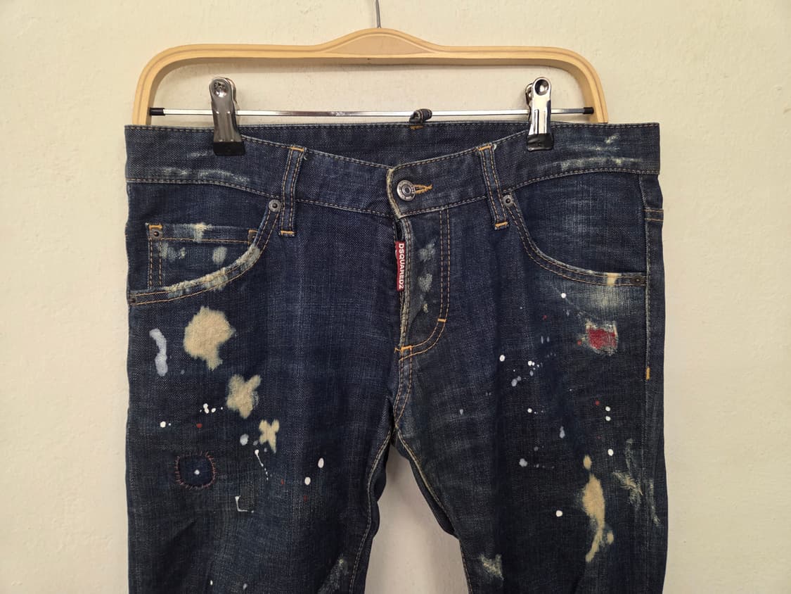 디스퀘어드2 페인팅 워싱 청바지 46 상품이미지2