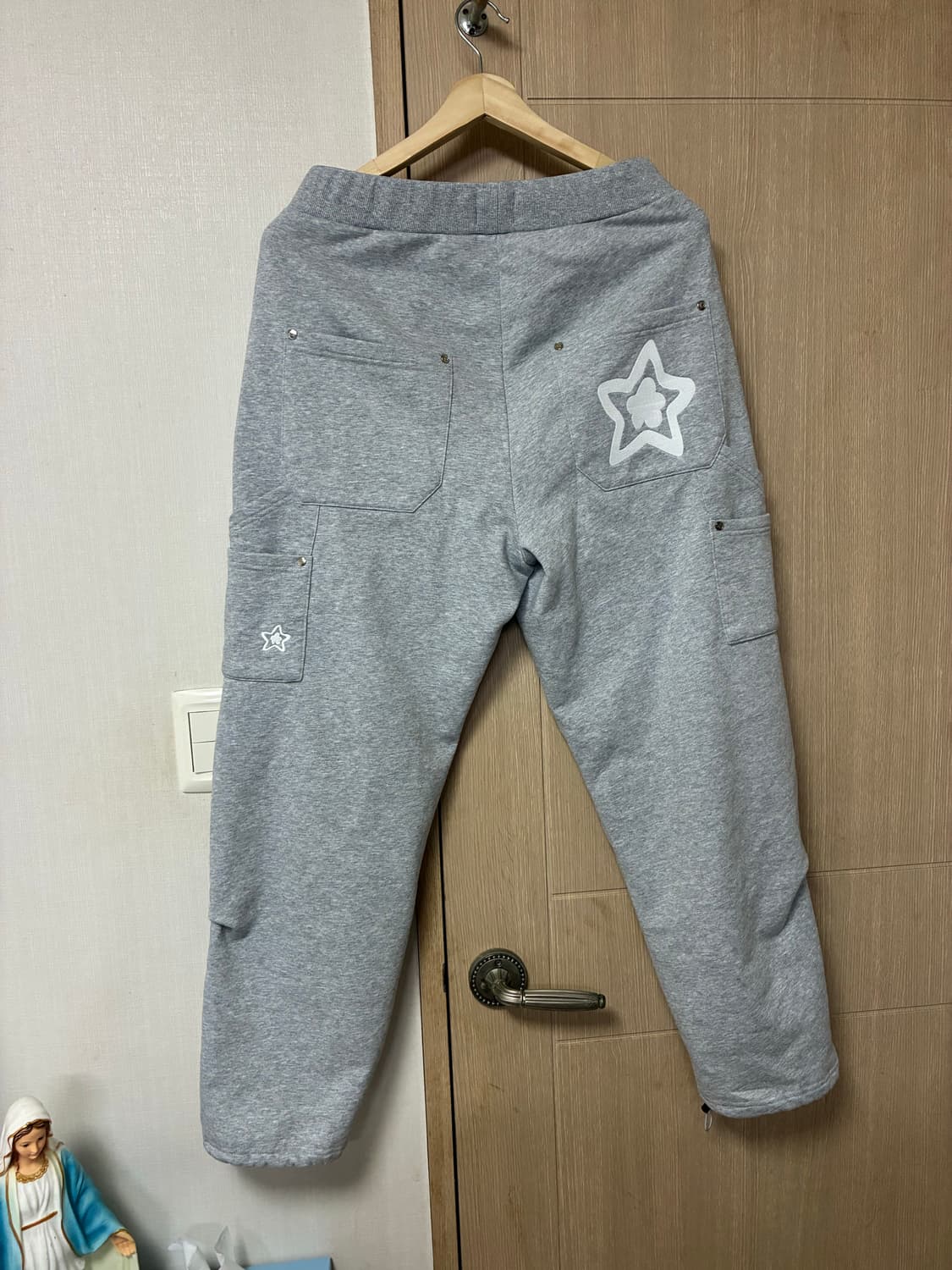 [M]스타팀 star team 레오파드 스웻 팬츠 그레이 상품이미지4