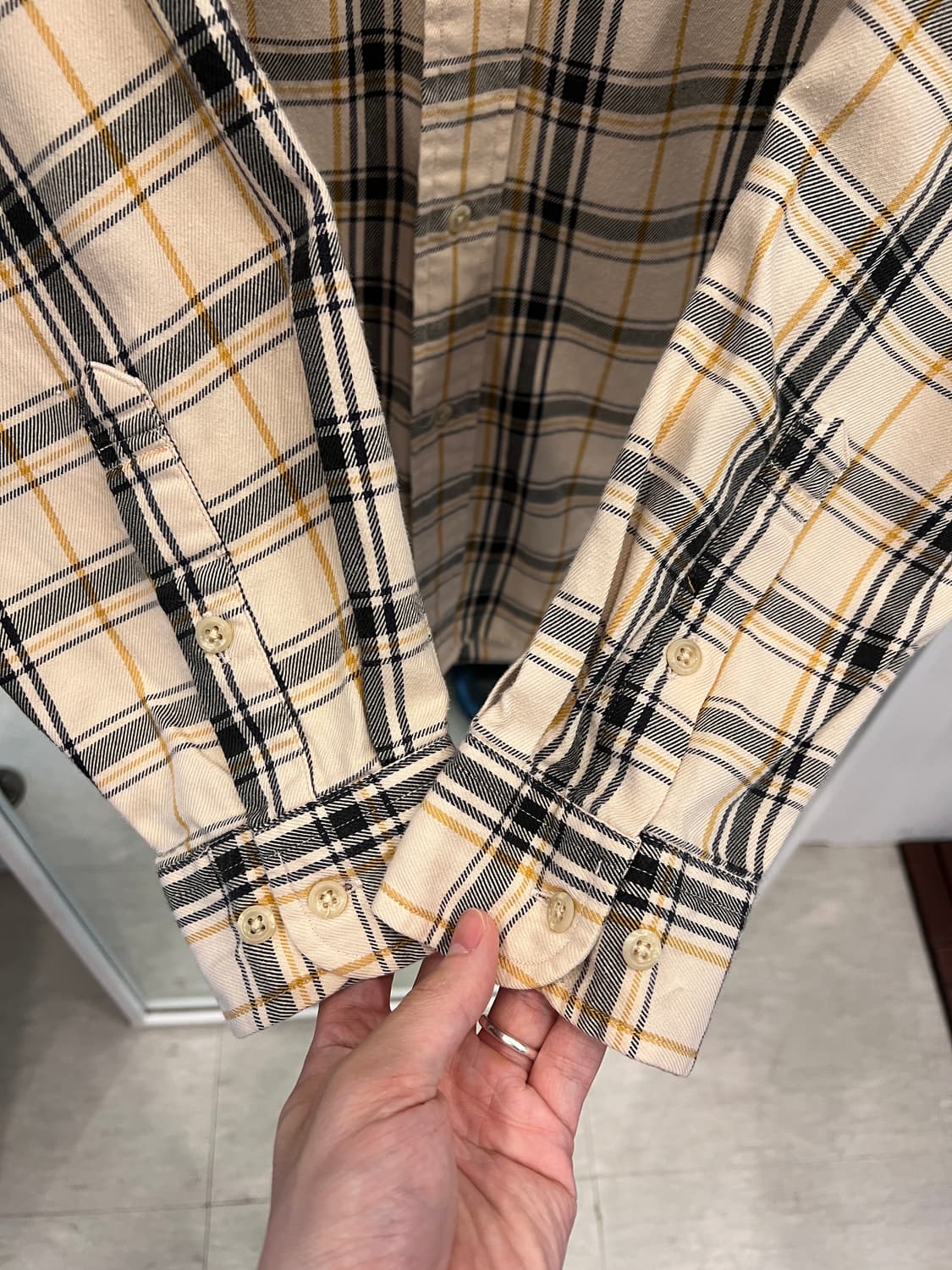 90s Tommy Hilfiger 타미힐피거 체크 셔츠 상품이미지4