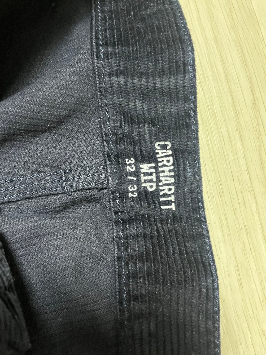 칼하트 WIP 코듀로이 카고팬츠 네이비 32 상품이미지6