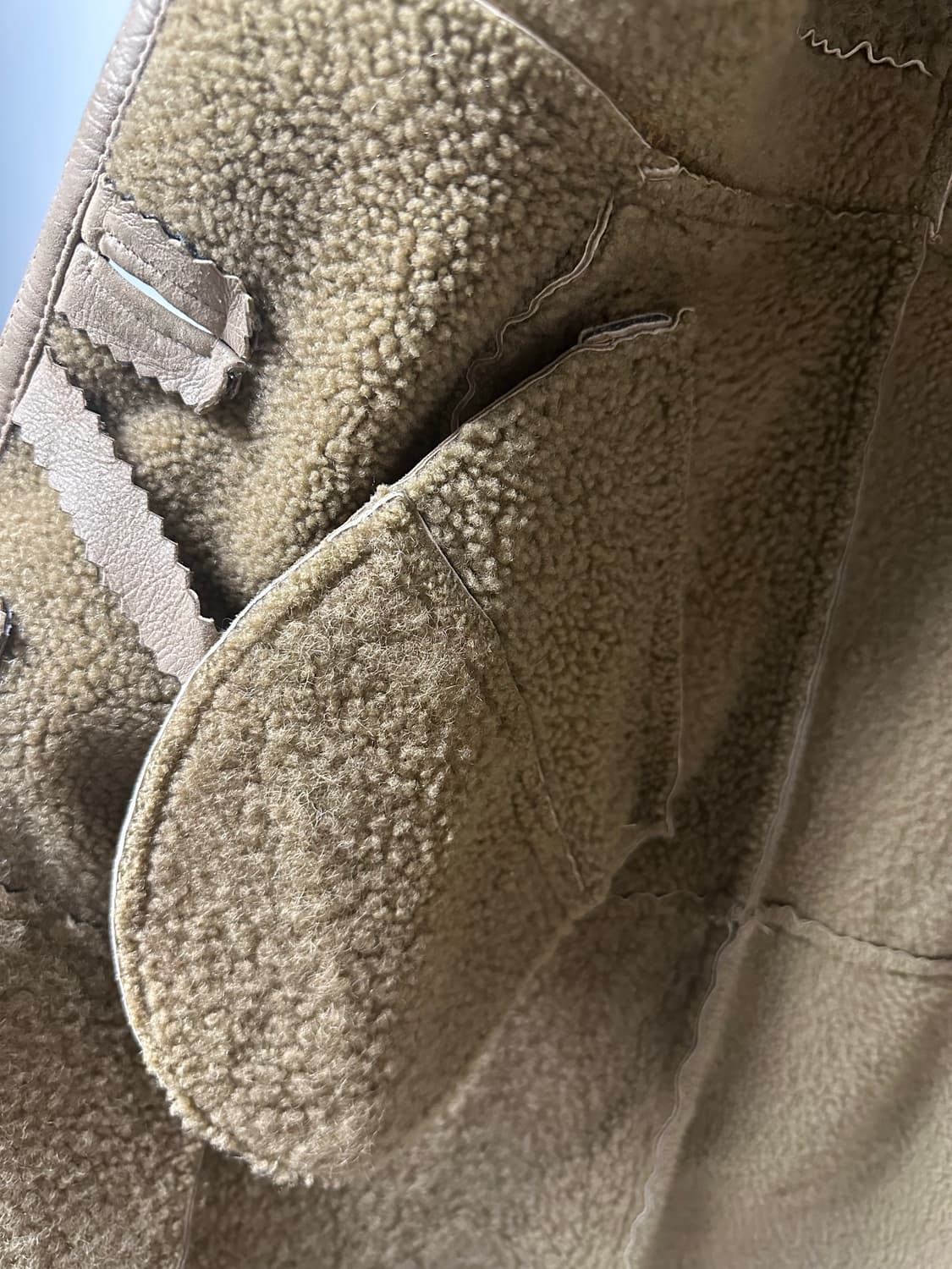 ARIES 폭스털 포인트  양털 토스카나  자켓 - 66사이즈 적당 상품이미지5