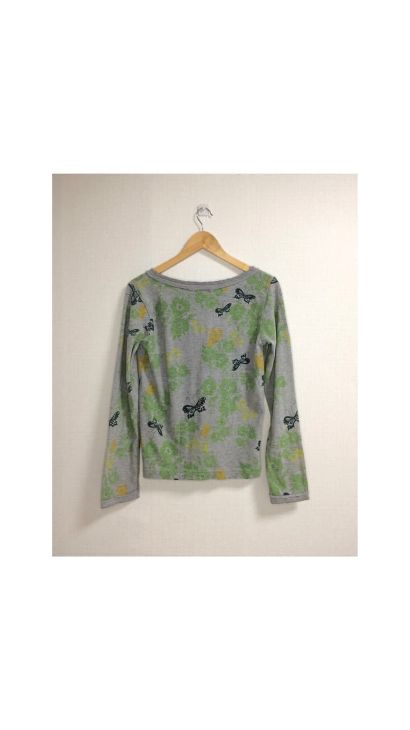 Scolar 스칼라 그레이 플라워 에스닉 가디건 상품이미지4