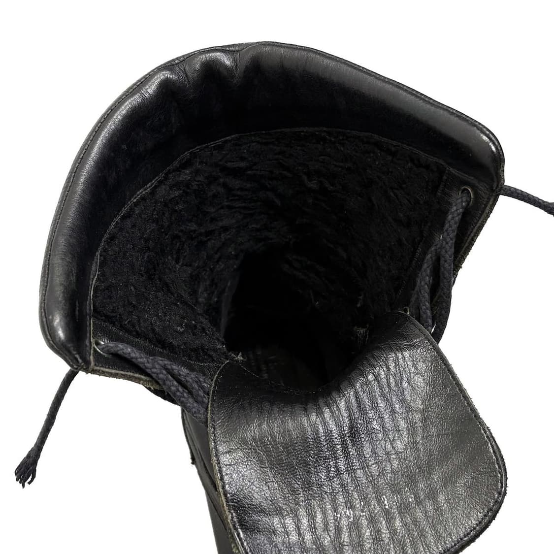 요지 야마모토 와이즈 가죽 레이스업 워크 부츠 255 상품이미지7