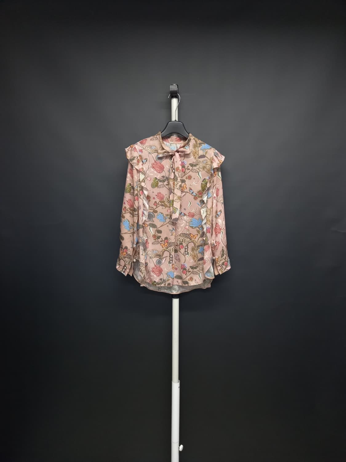 마인 MINE 춘하추 쉬폰 7부 블라우스 44-66 상품이미지1