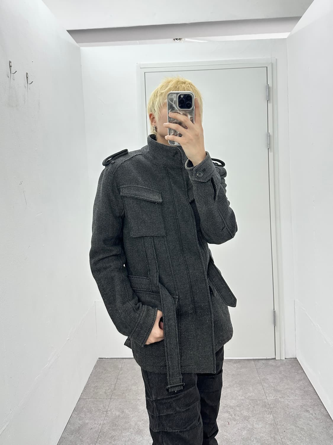 Vino wool herringbone jacket 상품이미지4