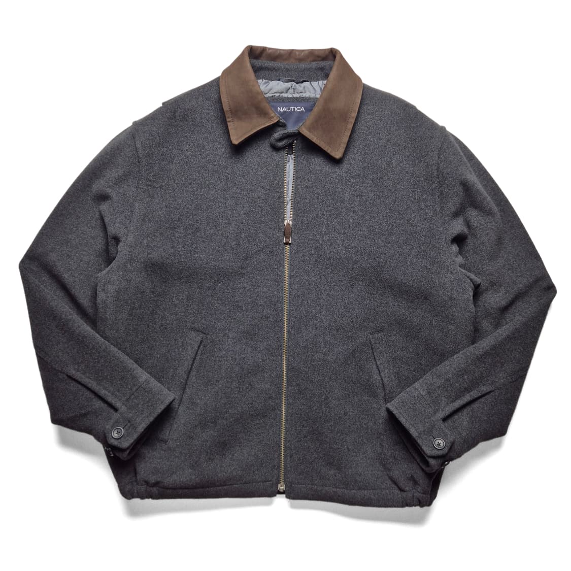 [M] 노티카 레더카라 스윙톱 자켓 상품이미지2