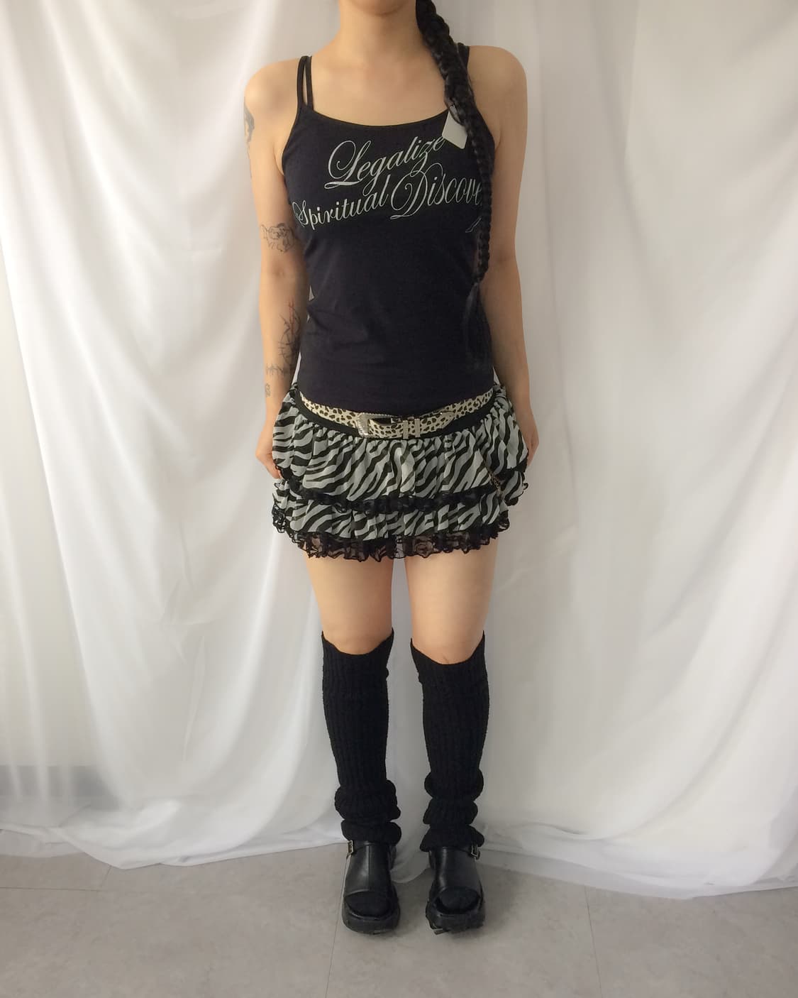 lettering printing sleeveless 상품이미지1