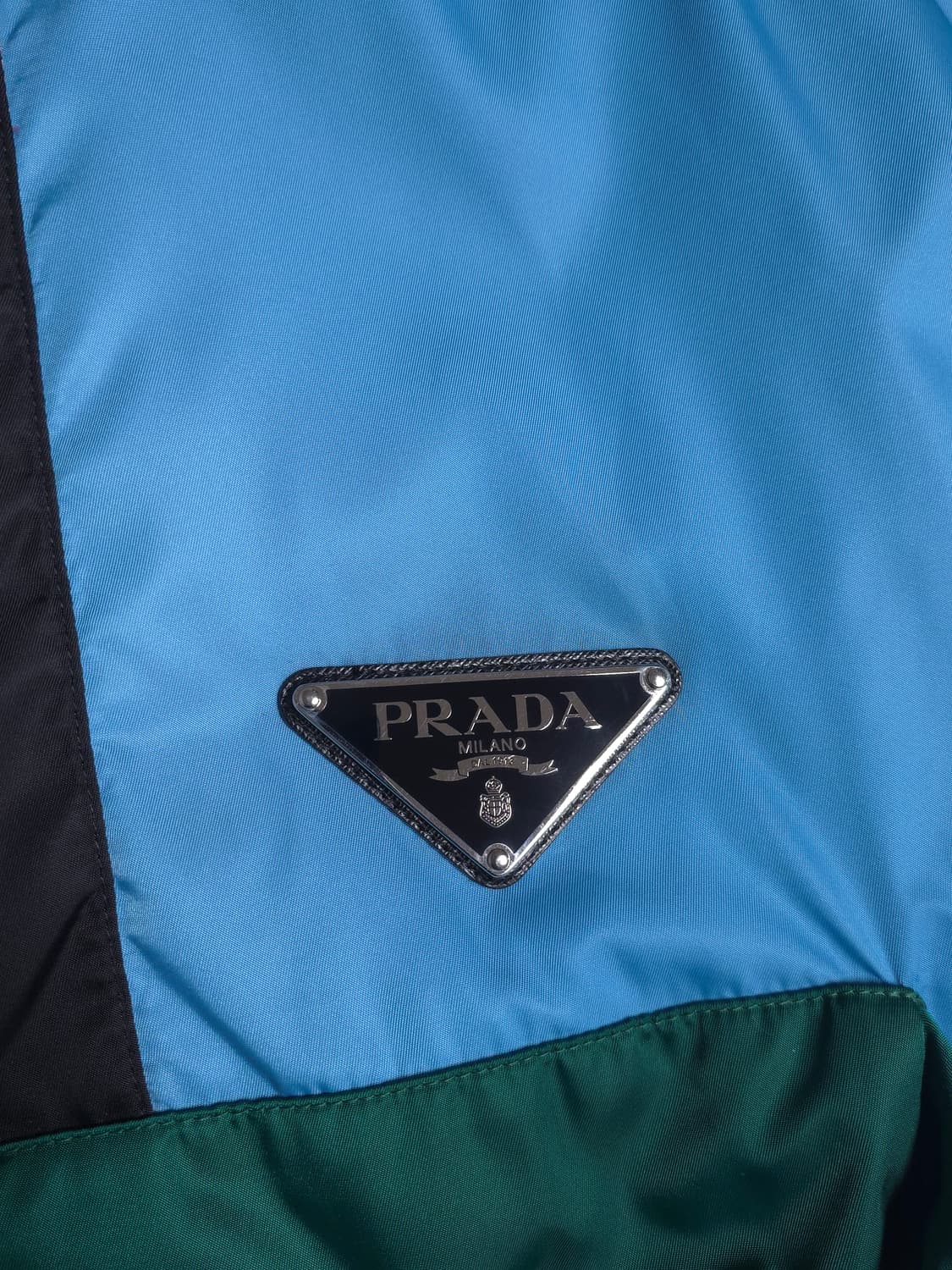 [M] 프라다 개버딘 멀티 컬러블록 아노락 자켓 상품이미지3