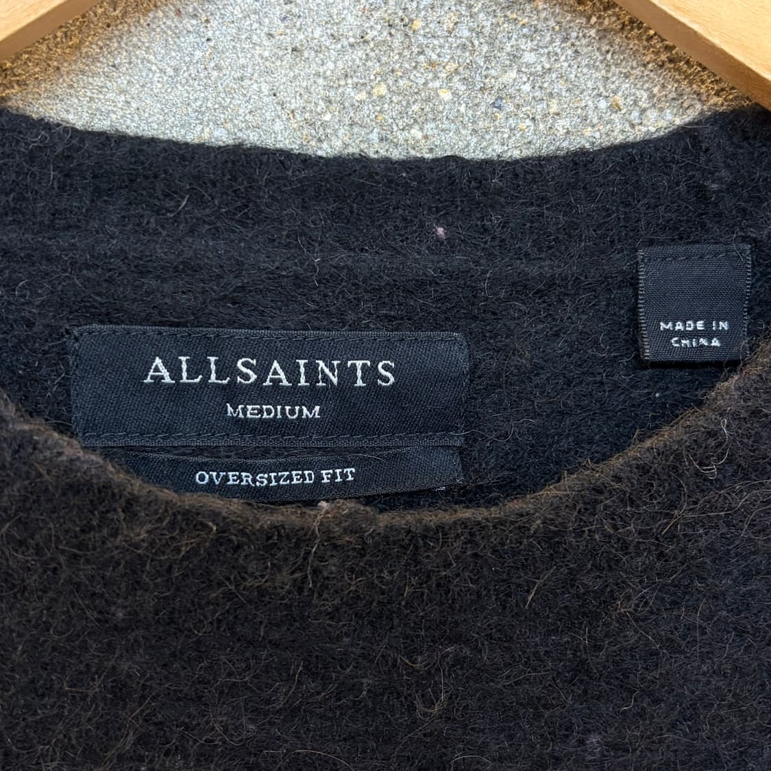 00s USA 빈티지 올세인트 니트 스웨터 상품이미지5