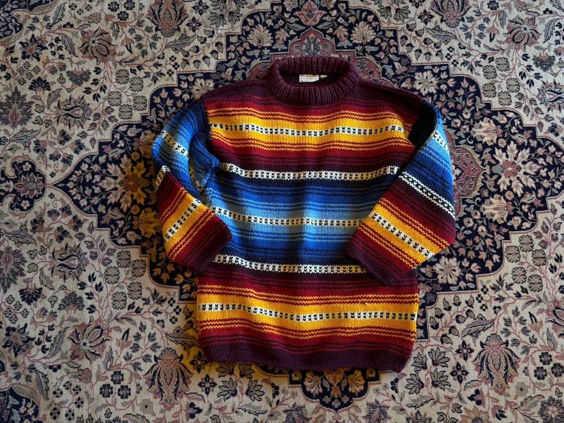 에콰도르 핸드메이드 니트 66~77 상품이미지1