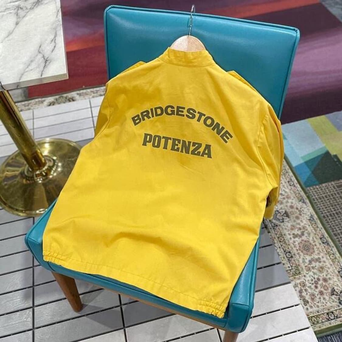 90s 키요타 브릿지스톤 포텐자 레이싱 자켓 (L)   상품이미지5