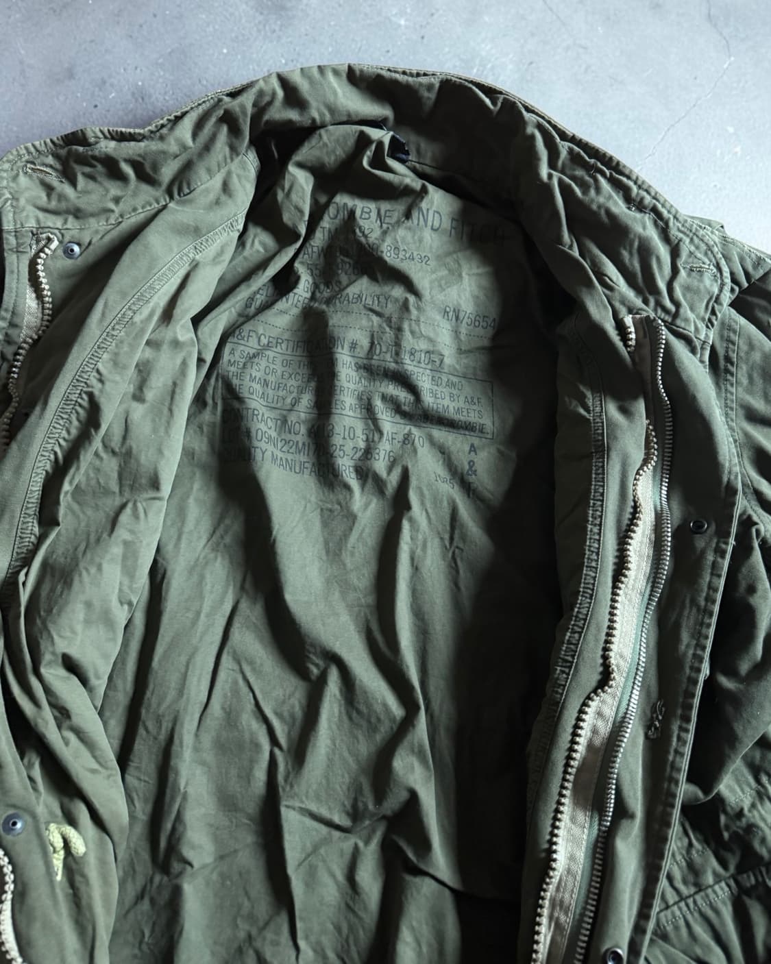 아베크롬비 & 피치(Abercrombie & Fitch) M-65 필드 상품이미지4