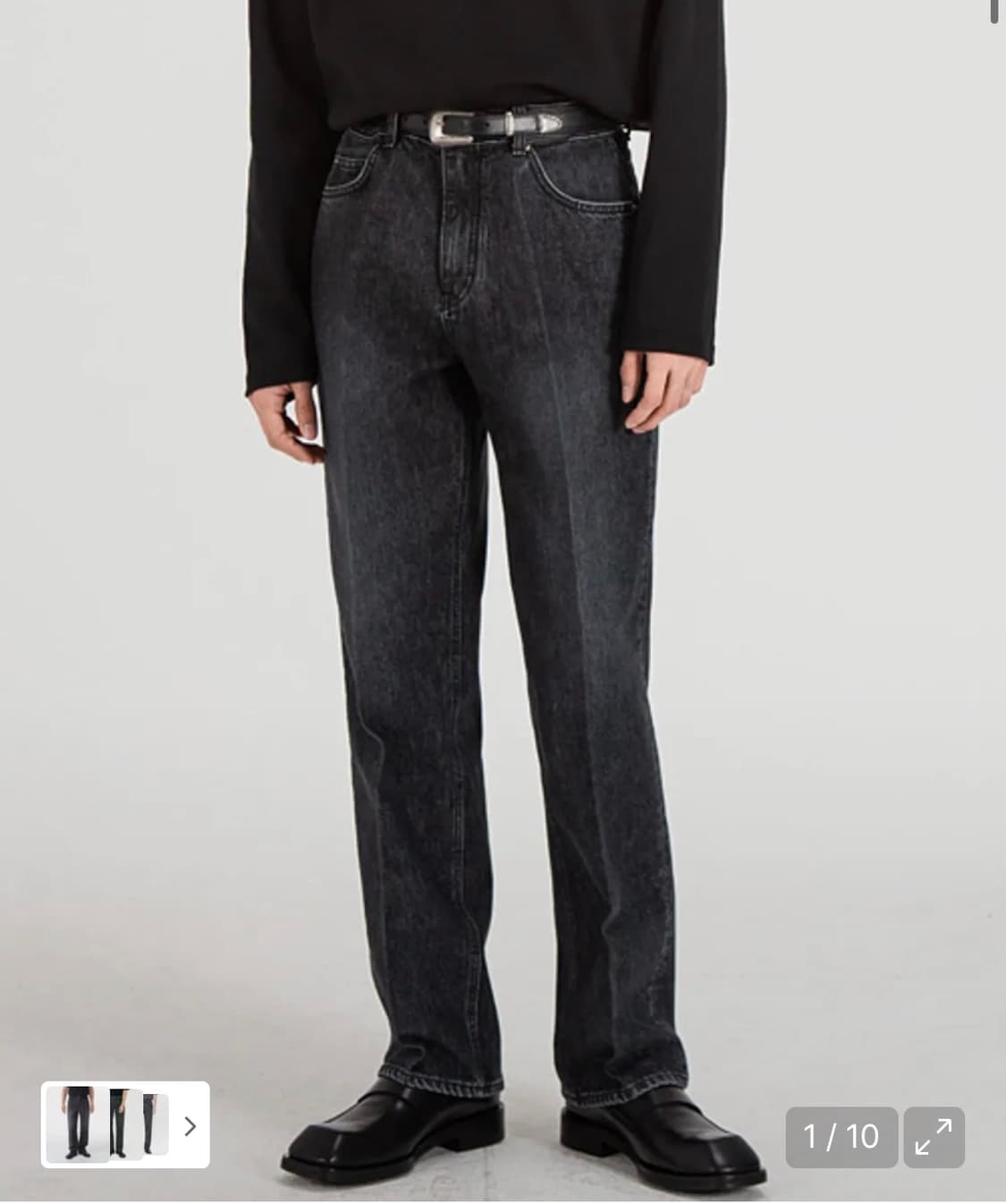 브랜디드 51006 히시토모 블랙진 30 사이즈 상품이미지1