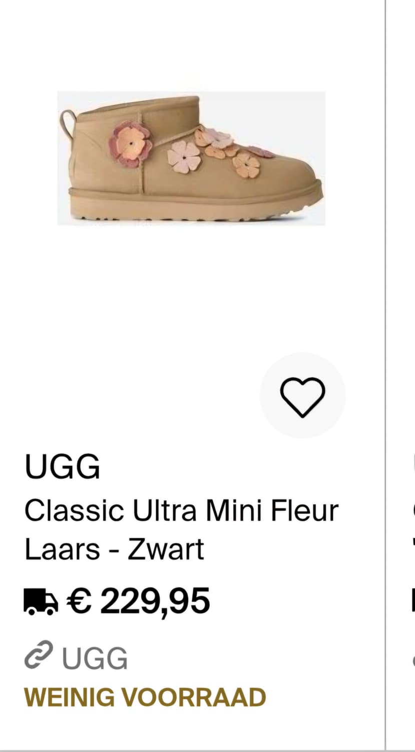 UGG  어그 클래식 울트라 미니 플레어 아플리케 USA 7 상품이미지6