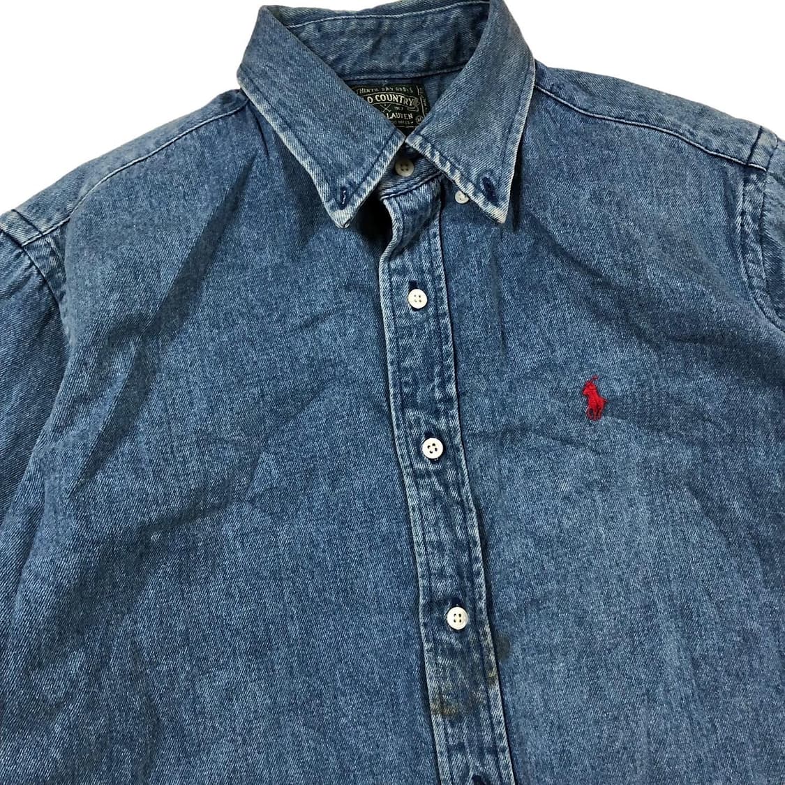 [M~L] 폴로컨트리 데님 긴팔 셔츠 상품이미지4
