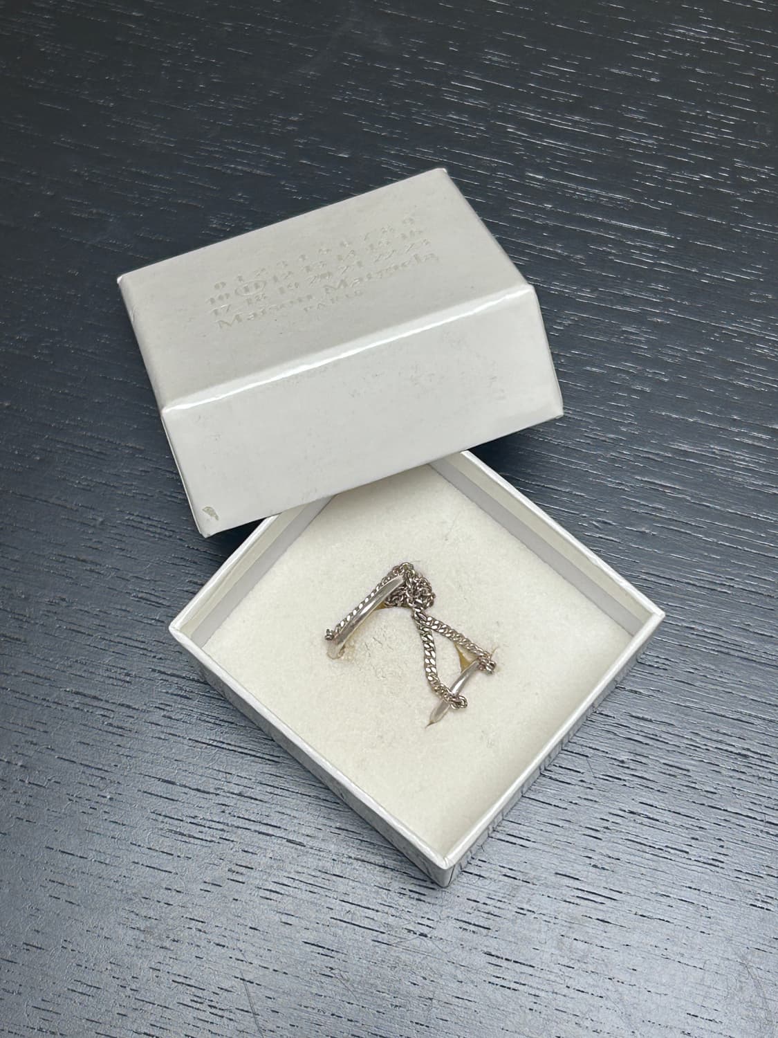 Maison Margiela Double Ring Chain Ring 상품이미지1