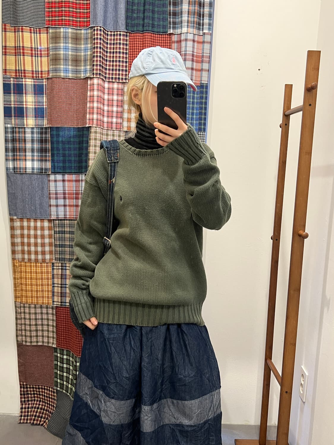 폴로 카키 니트 상품이미지4