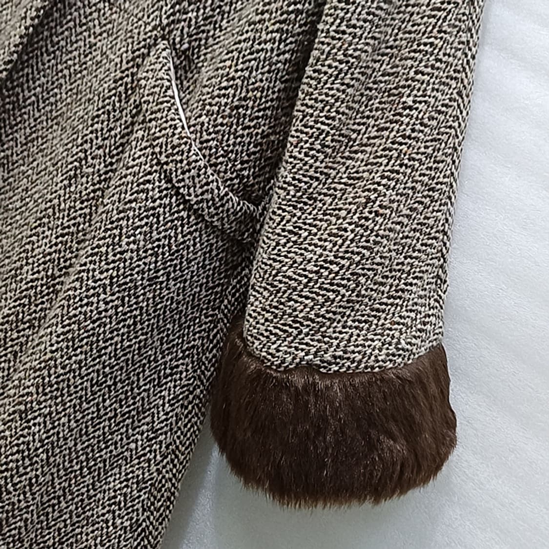 벨레로즈 울 트위드 A라인 코트 여성 S ~ M 큐티 사랑봉봉 상품이미지5