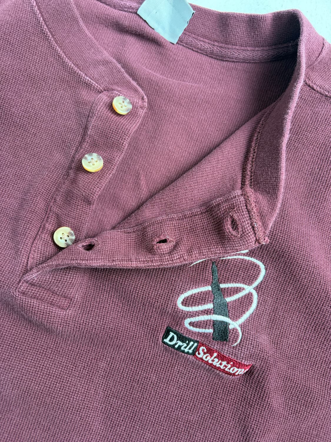 00s Carhartt Button Thermal Tee 상품이미지8