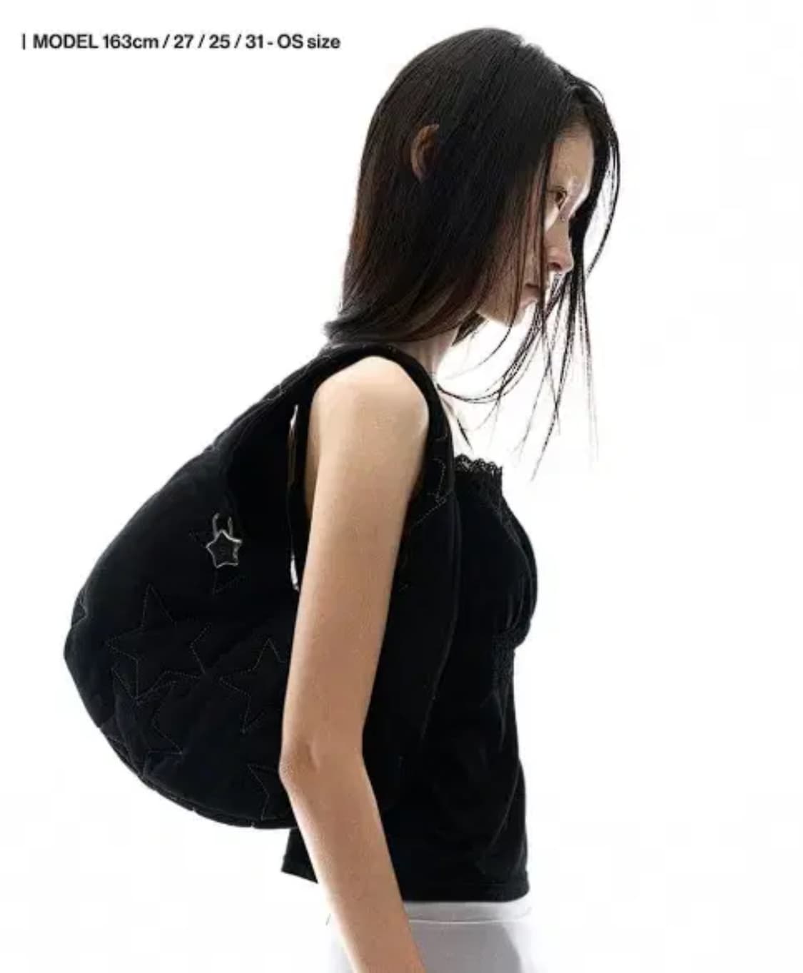 오호스 Starquilt padded Hobo Bag / Black 상품이미지2