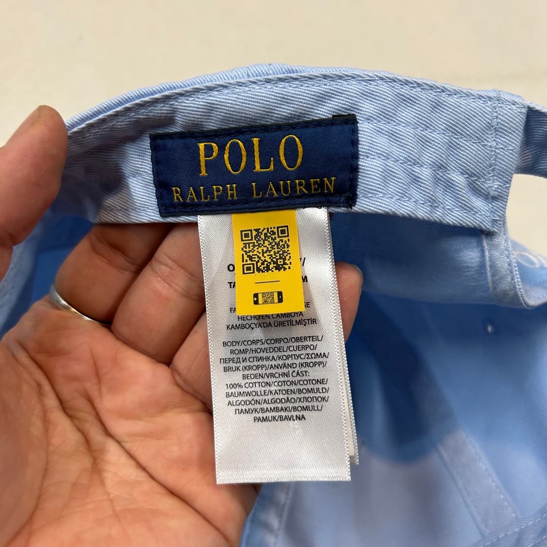 폴로 랄프로렌 아이코닉 치노 볼캡 모자 신형 큐알탭 상품이미지9