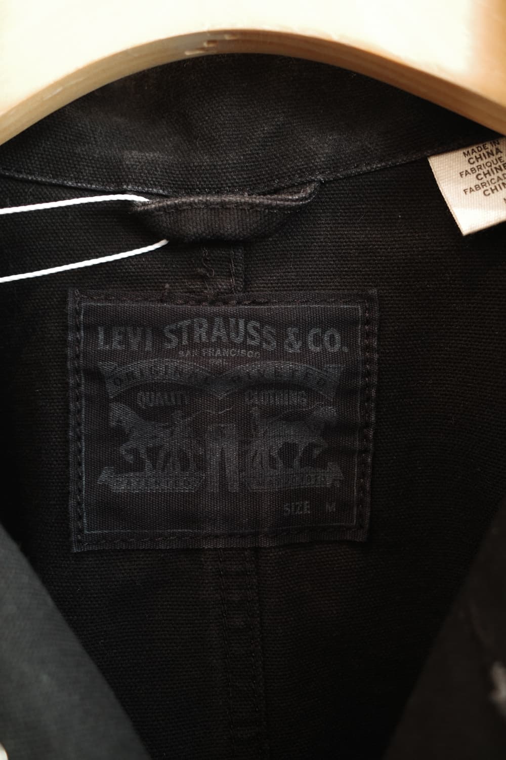 Levis 리바이스 캔버스 코튼 블랙 커버올  상품이미지3