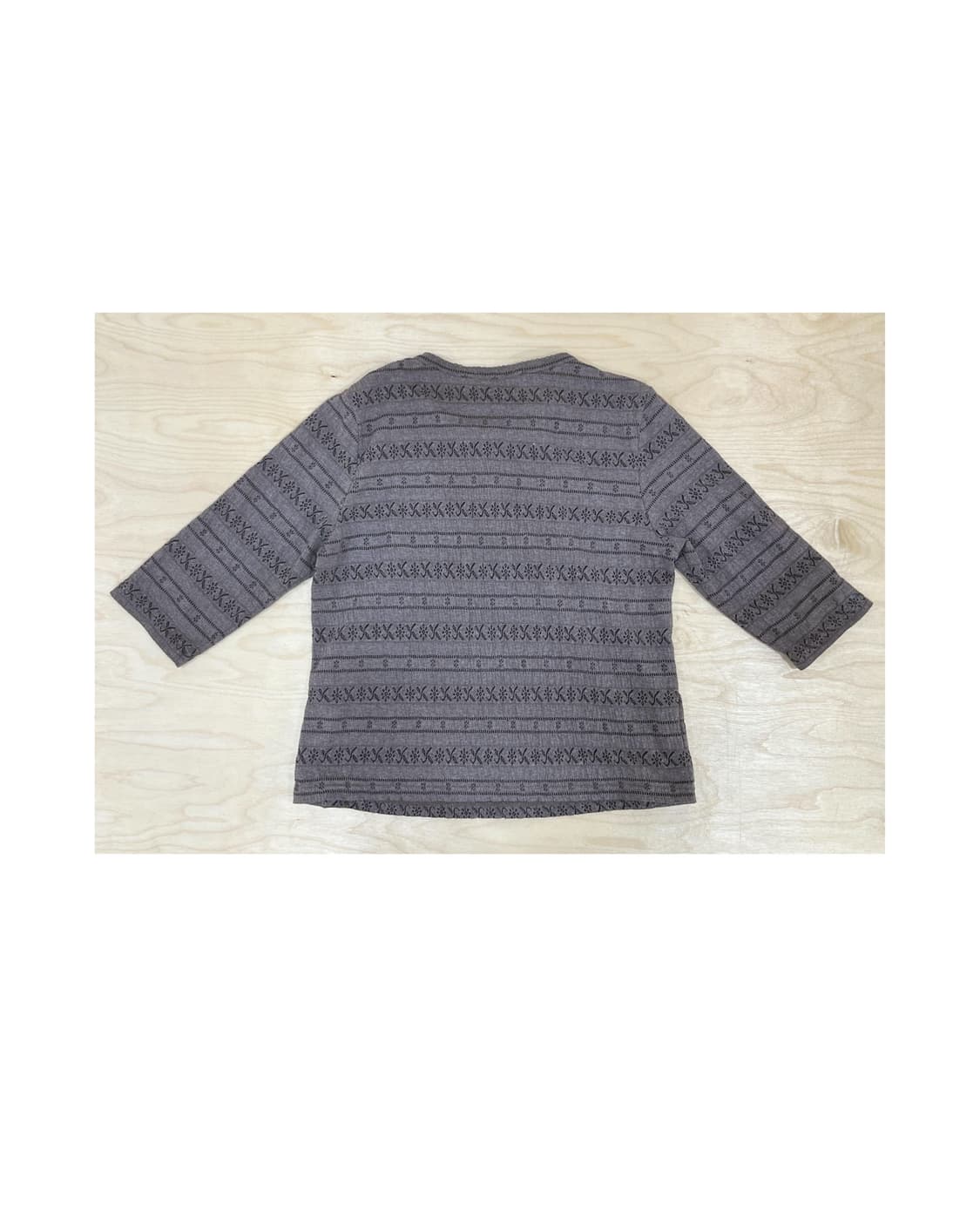 빈티지 브라운 레이스 탑 상품이미지3