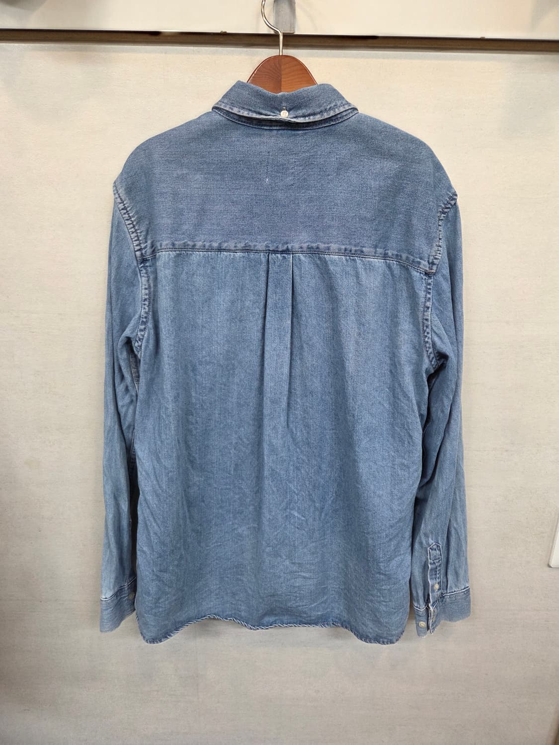 자라 원포켓 데님셔츠 긴팔 L 상품이미지2