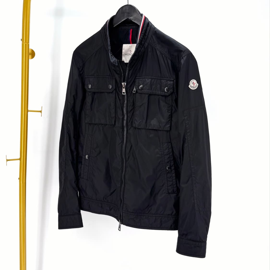 [5사이즈] 몽클레어 바람막이 집업 자켓 블랙 상품이미지1