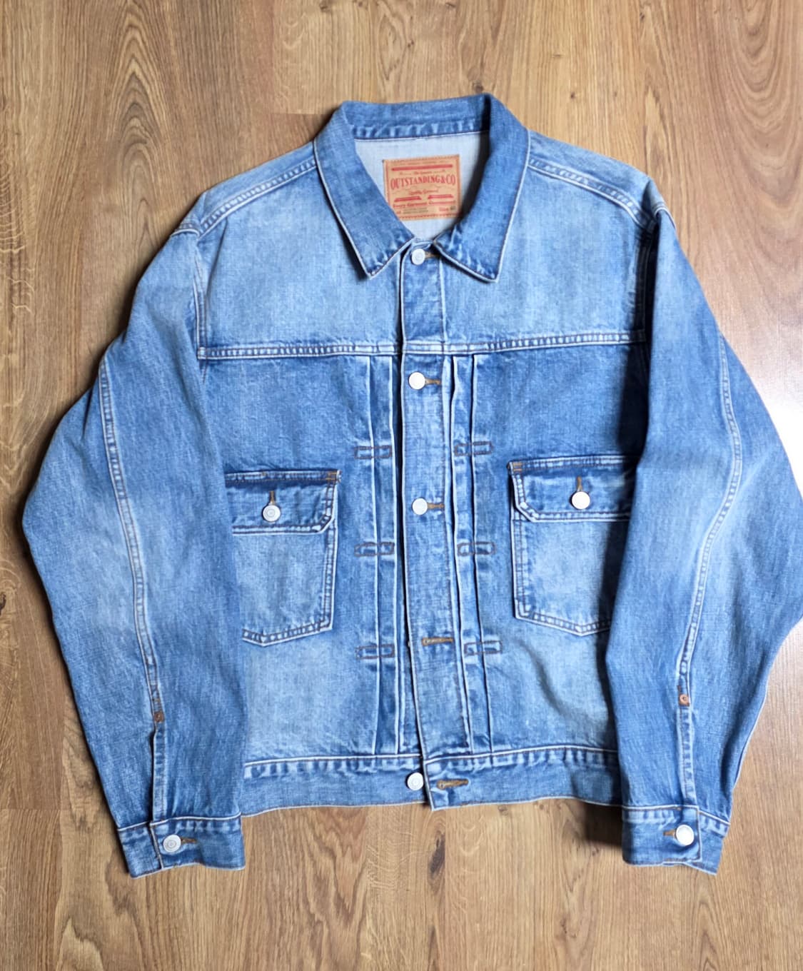 아웃스탠딩 셀비지 데님 자켓 2세대 L.BlUE 상품이미지1