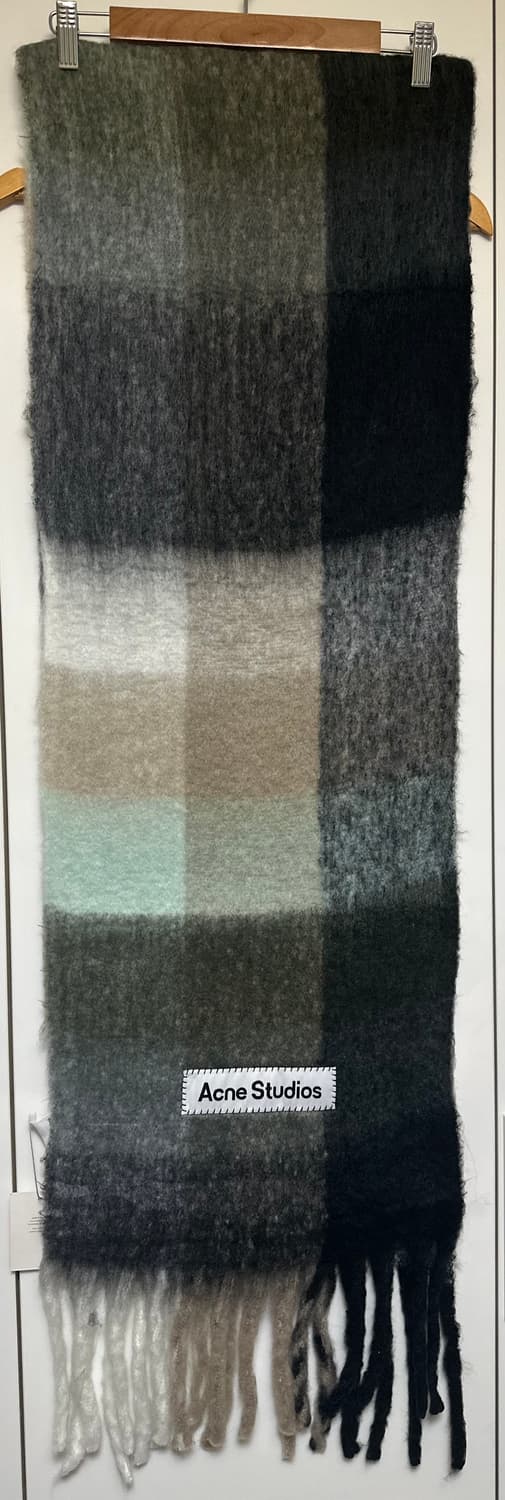 아크네 스튜디오 모헤어울머플러 그레이 남여공용 상품이미지4