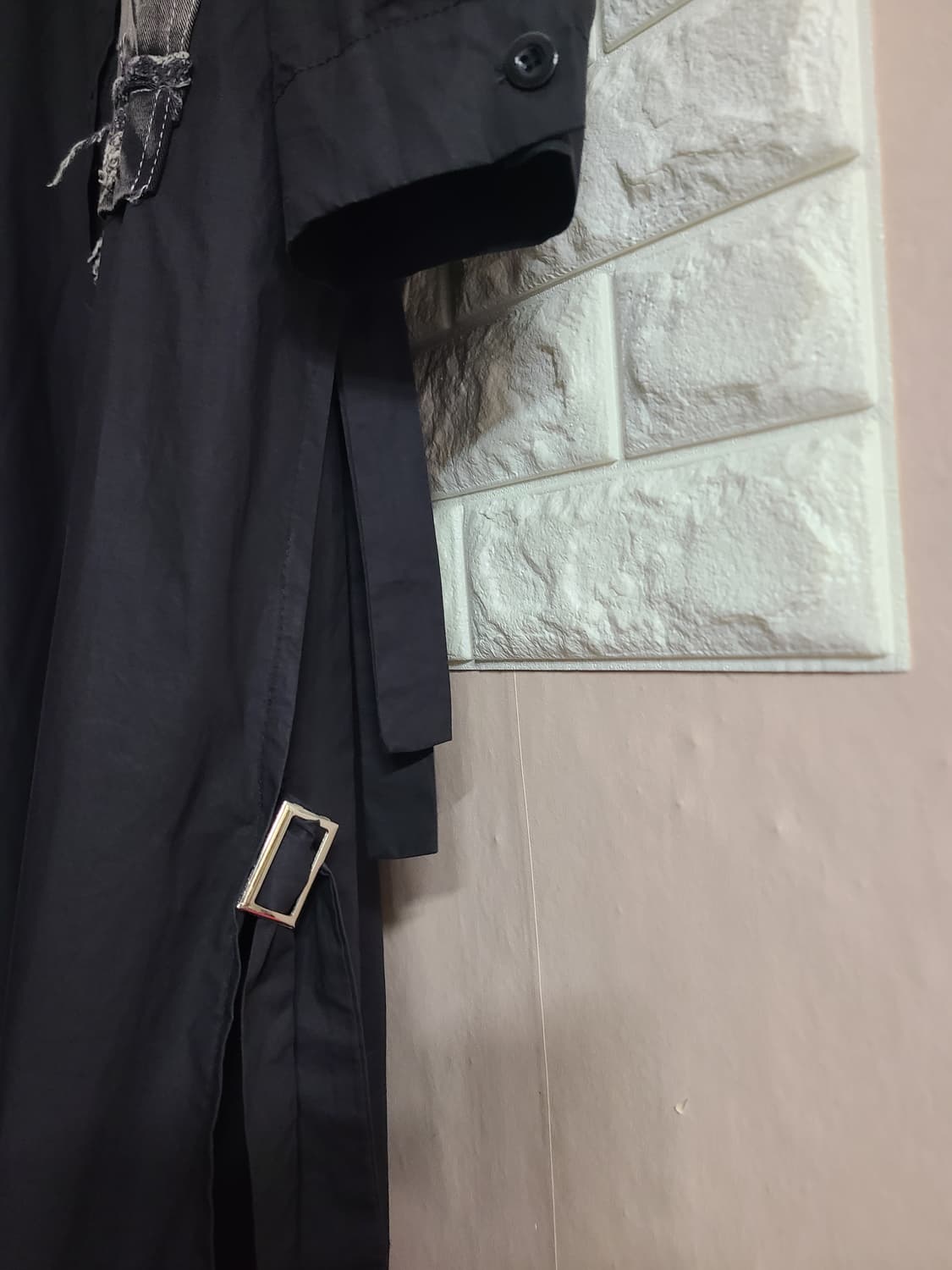 데님패치 롱셔츠(라지) 상품이미지9