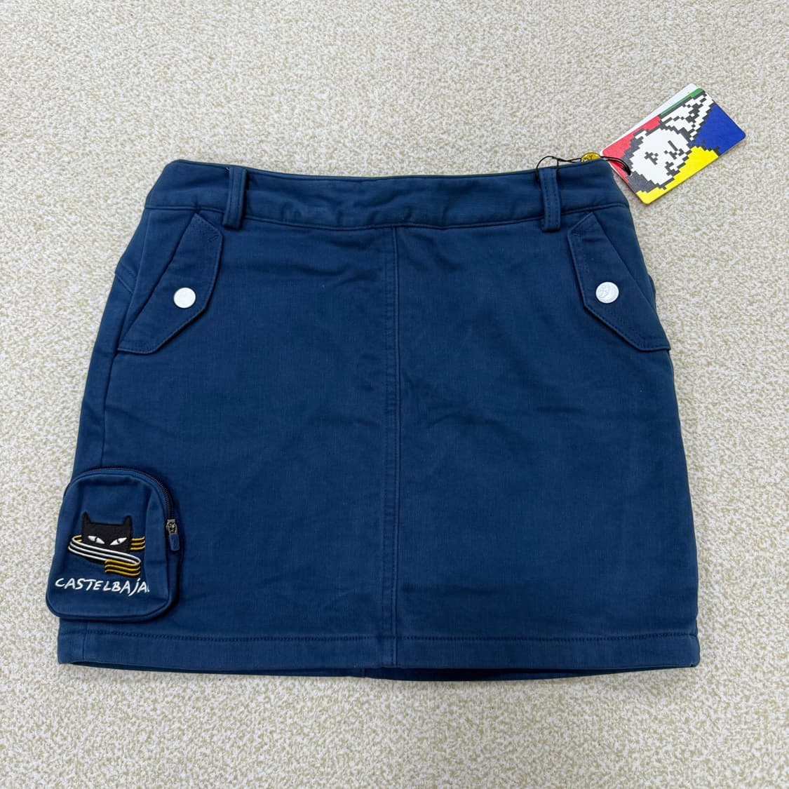 [64] 새상품 까스텔바작 기모 골프스커트 0105T1 상품이미지1