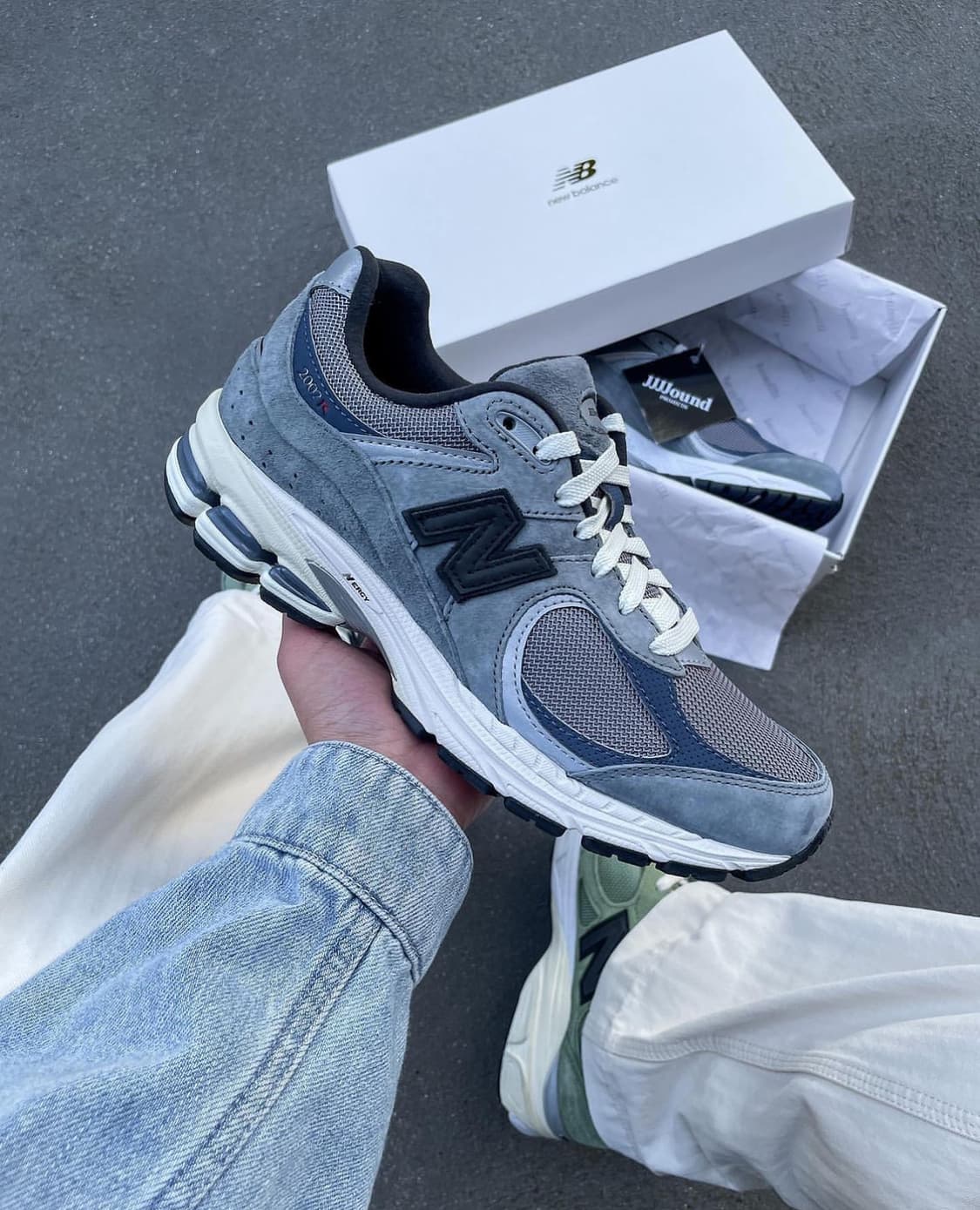 285 뉴발란스 x JJJ자운드 2002R 스톰블루 상품이미지1
