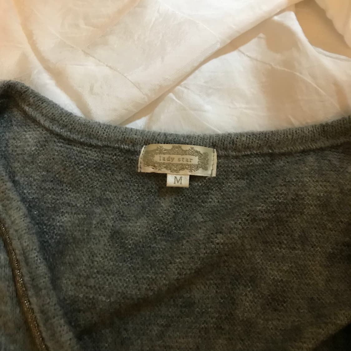 jpn Vintage 모리걸 셔링 포켓 가디건 상품이미지5