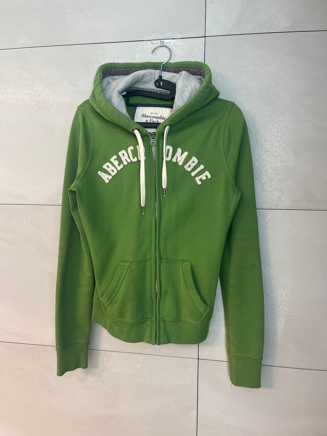 아베크롬비 스펠로고 말차 후드집업 [M] 상품이미지3