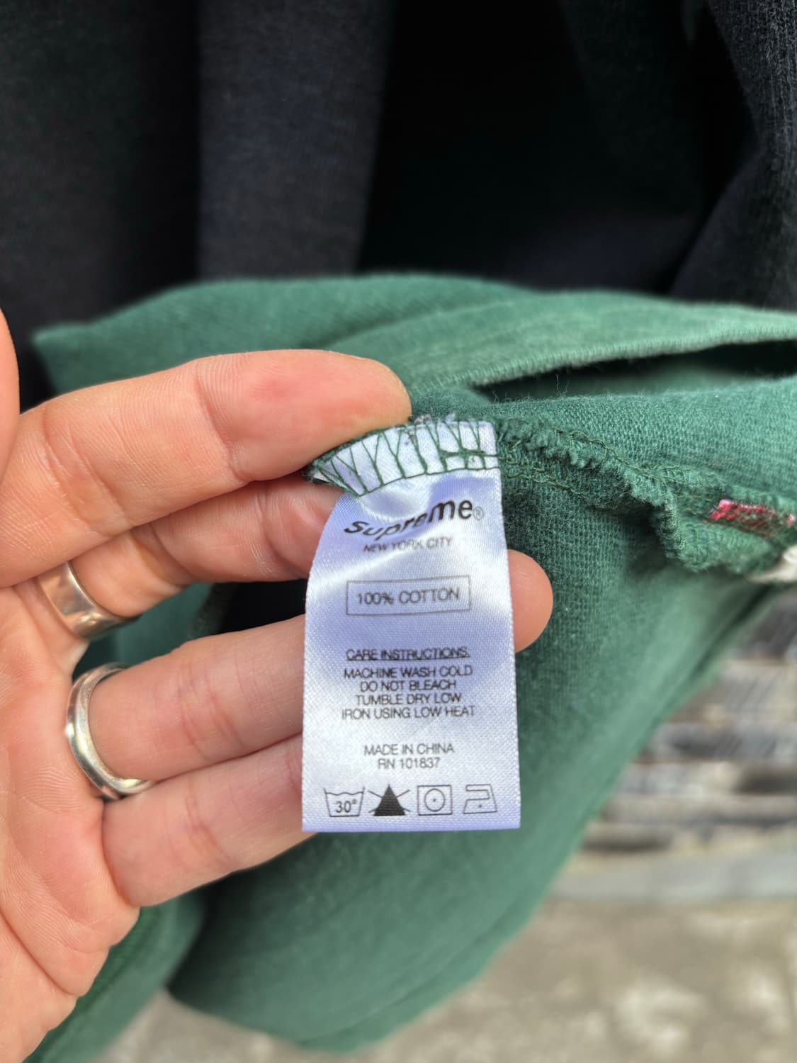 15f/w 슈프림 럭비 후드 상품이미지7